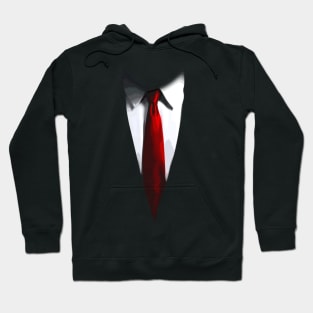 Red Consultant Tie Hoodie